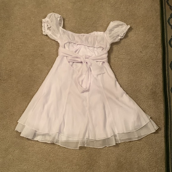 white sparkly lucy in the sky dress - Picture 4 of 5